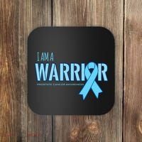 I Am A Warrior Prostate Cancer Awareness Coaster thumb 0