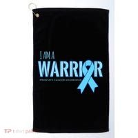 I Am A Warrior Prostate Cancer Awareness Golf Towel thumb 0