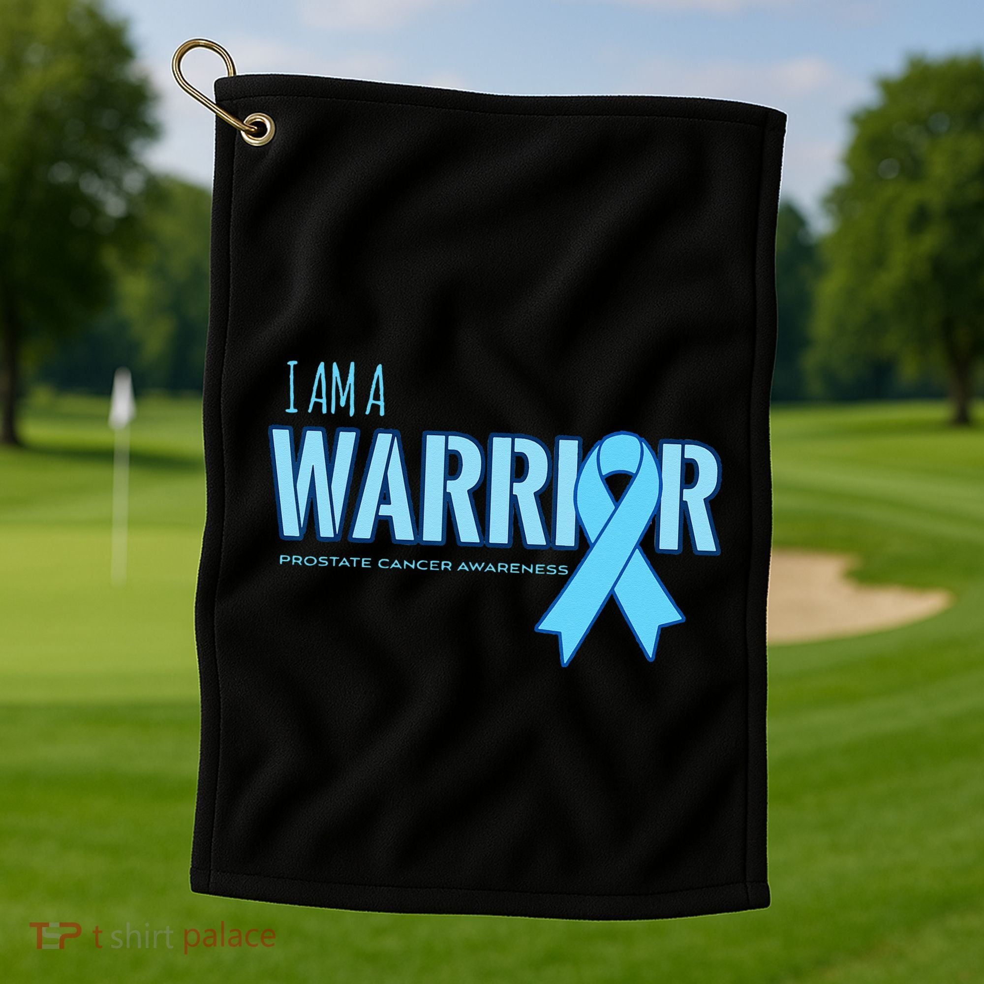 I Am A Warrior Prostate Cancer Awareness Golf Towel