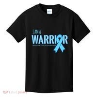 I Am A Warrior Prostate Cancer Awareness Kids T-Shirt thumb 0