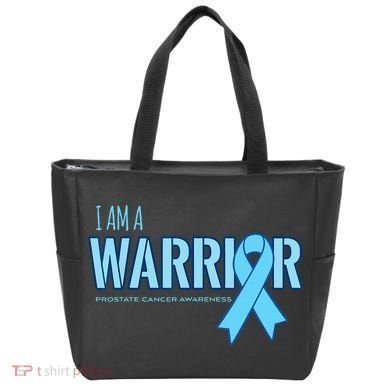 I Am A Warrior Prostate Cancer Awareness Tote Bag