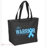I Am A Warrior Prostate Cancer Awareness Tote Bag thumb 2