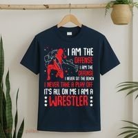 I Am A Wrestler Wrestling Wrestler Fight Coach Sports T-Shirt thumb 2