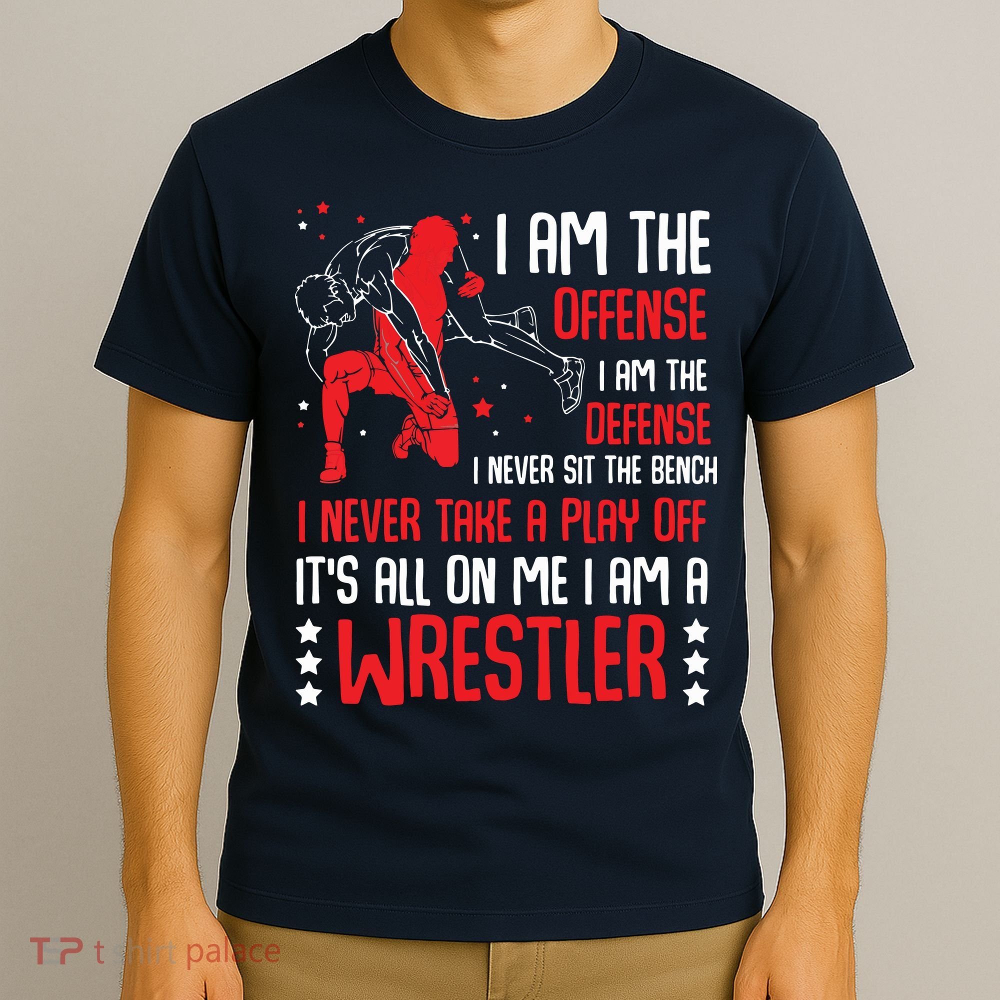I Am A Wrestler Wrestling Wrestler Fight Coach Sports T-Shirt
