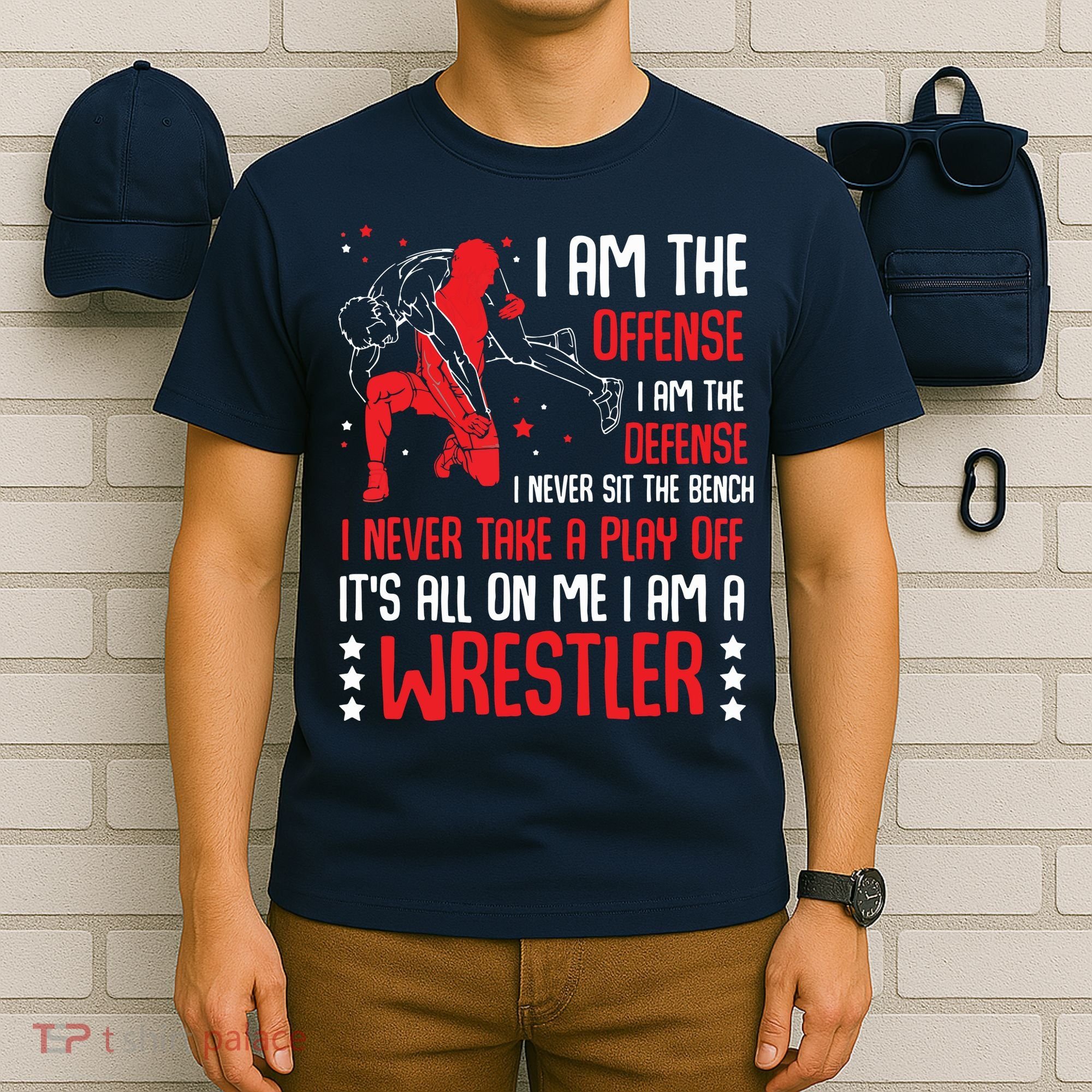 I Am A Wrestler Wrestling Wrestler Fight Coach Sports T-Shirt
