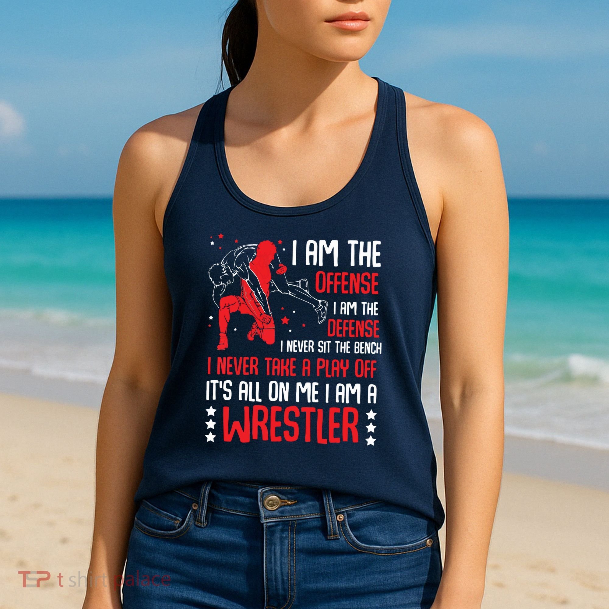 I Am A Wrestler Wrestling Wrestler Fight Coach Sports Women's Tank Top