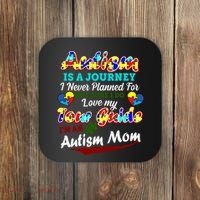 I'm An Autism Mom Tour Guide Quote Coaster thumb 0