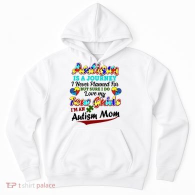 I'm An Autism Mom Tour Guide Quote Hoodie