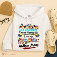 I'm An Autism Mom Tour Guide Quote Hoodie thumb 4