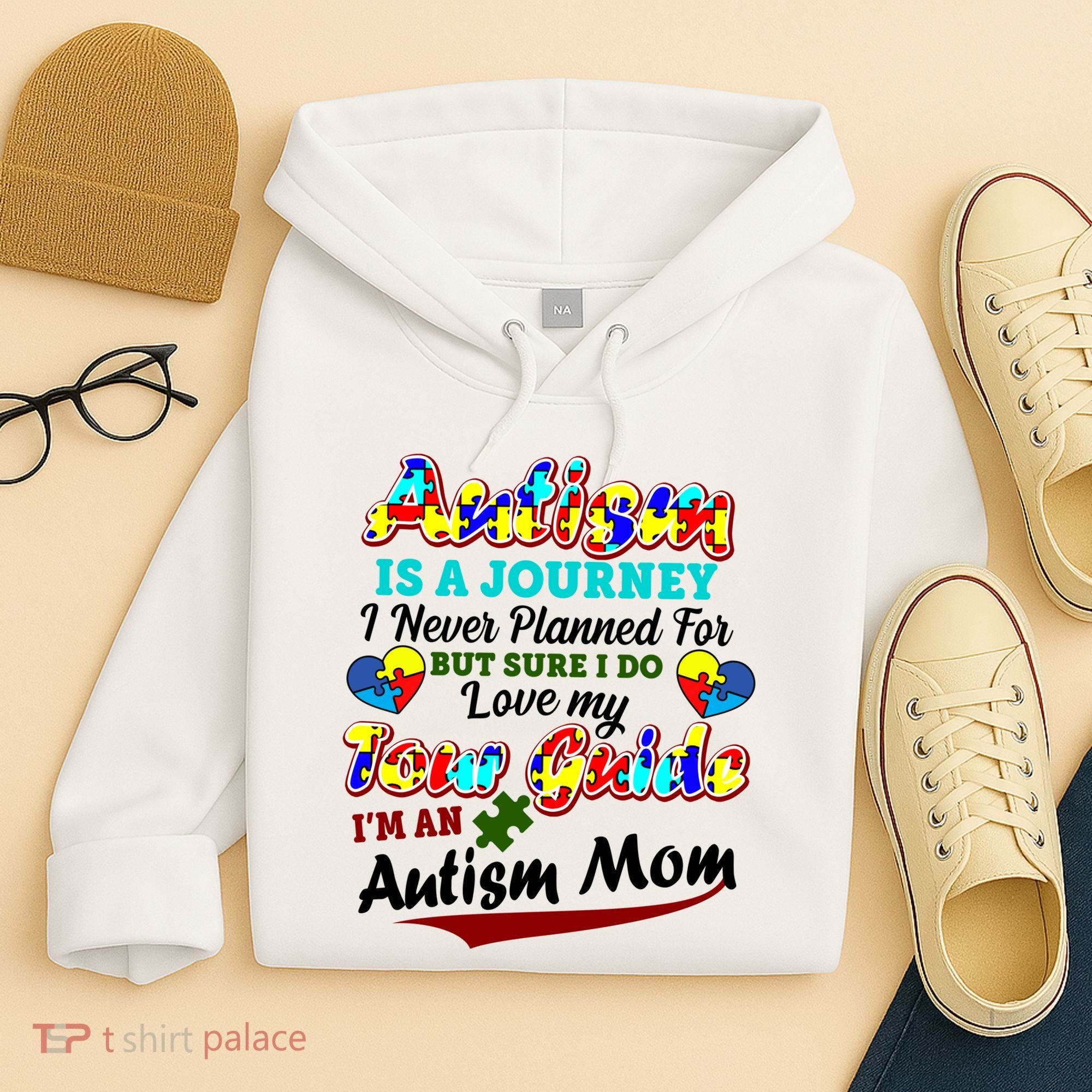 I'm An Autism Mom Tour Guide Quote Hoodie