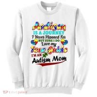 I'm An Autism Mom Tour Guide Quote Sweatshirt thumb 0