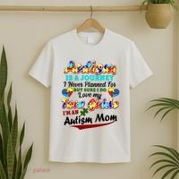 I'm An Autism Mom Tour Guide Quote T-Shirt thumb 2