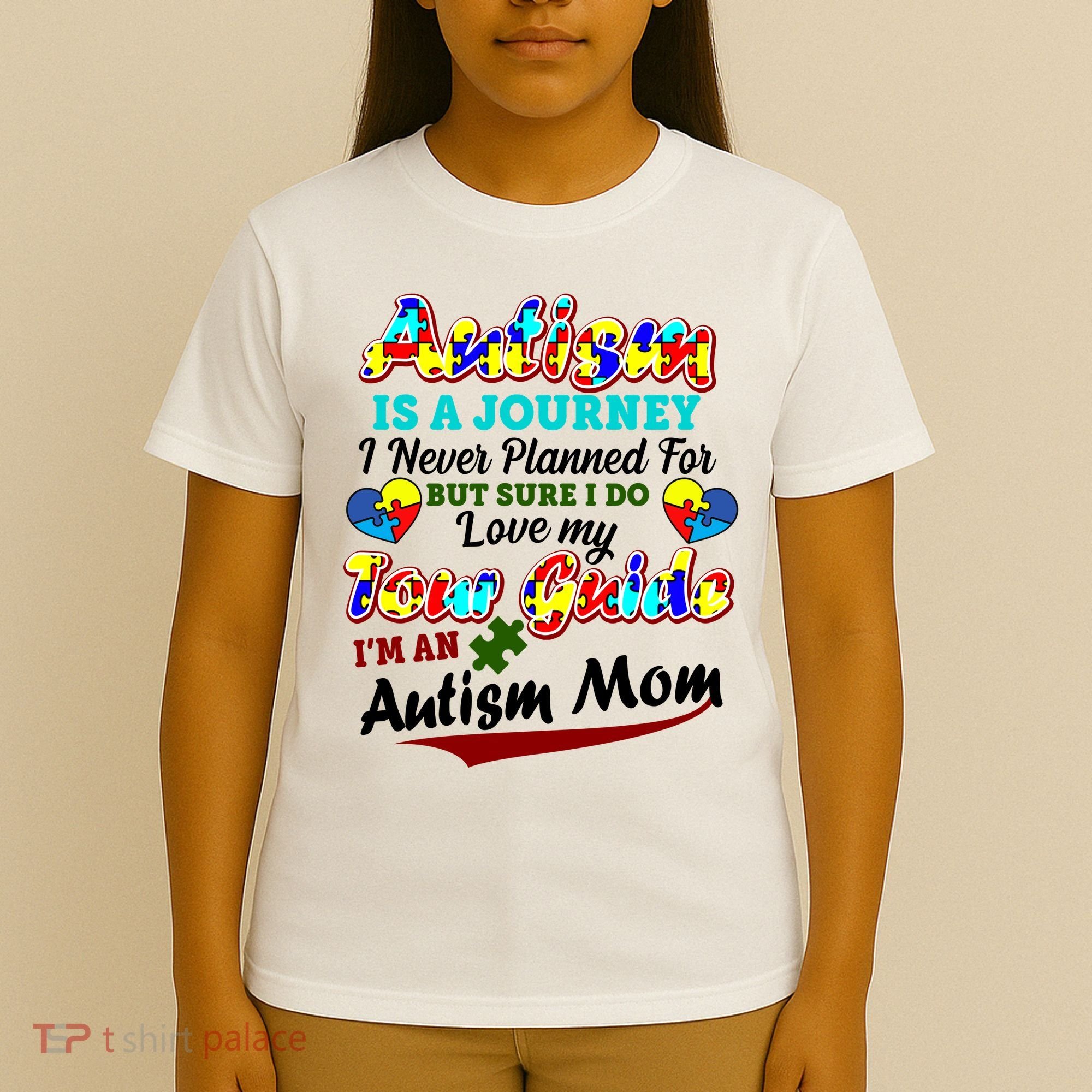I'm An Autism Mom Tour Guide Quote T-Shirt
