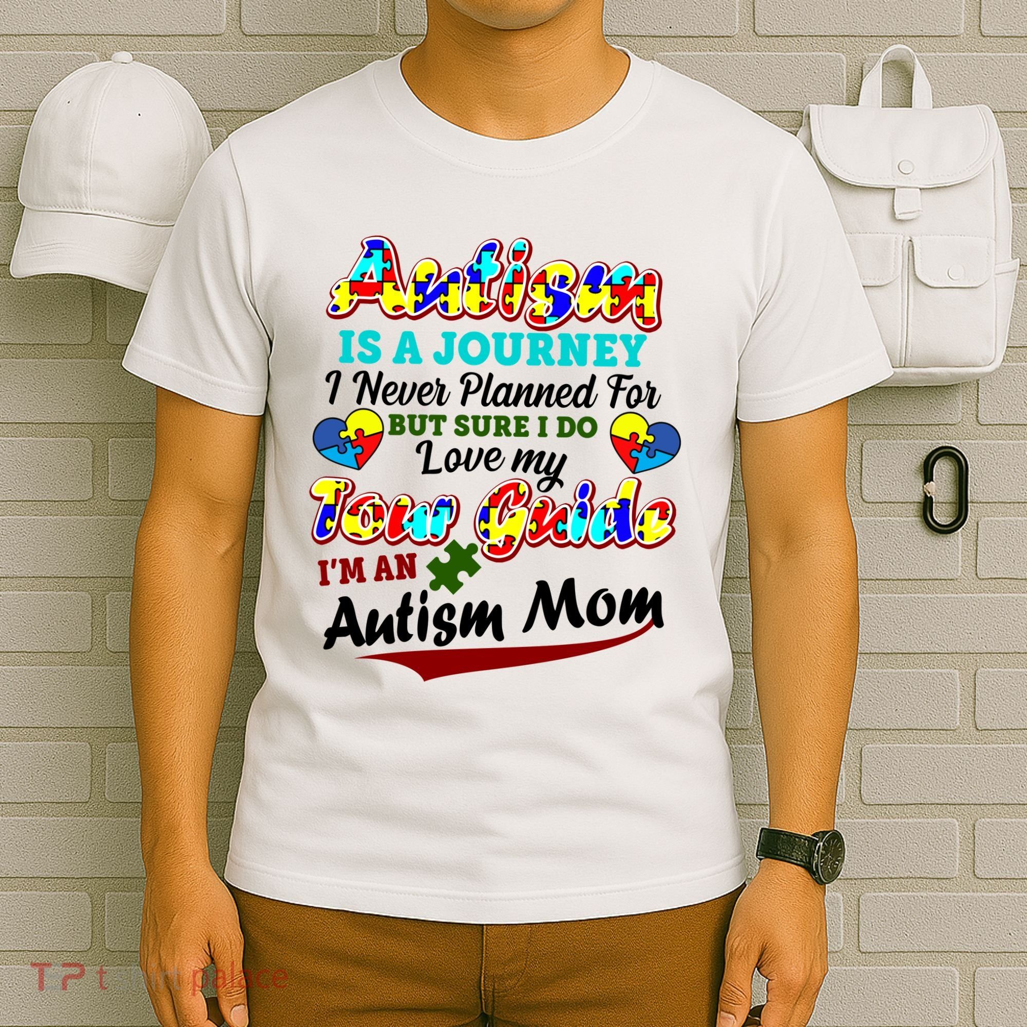 I'm An Autism Mom Tour Guide Quote T-Shirt