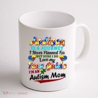 I'm An Autism Mom Tour Guide Quote Coffee Mug thumb 1