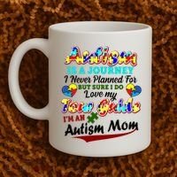 I'm An Autism Mom Tour Guide Quote Coffee Mug thumb 2
