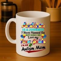 I'm An Autism Mom Tour Guide Quote Coffee Mug thumb 4