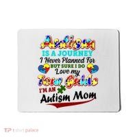I'm An Autism Mom Tour Guide Quote Mousepad thumb 0