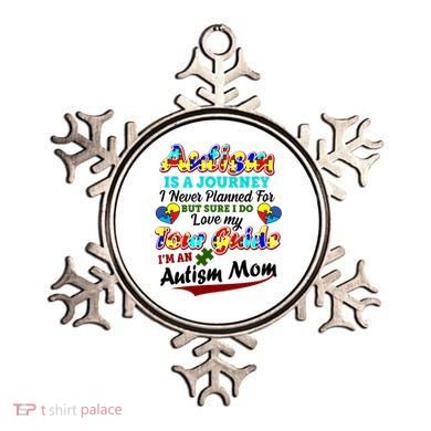 I'm An Autism Mom Tour Guide Quote Ornament