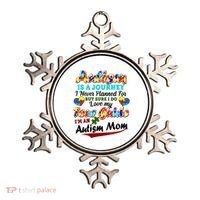 I'm An Autism Mom Tour Guide Quote Ornament thumb 0