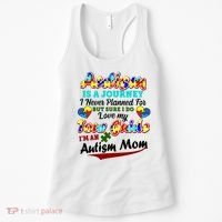 I'm An Autism Mom Tour Guide Quote Women's Tank Top thumb 0
