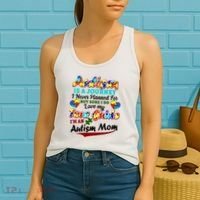 I'm An Autism Mom Tour Guide Quote Women's Tank Top thumb 2