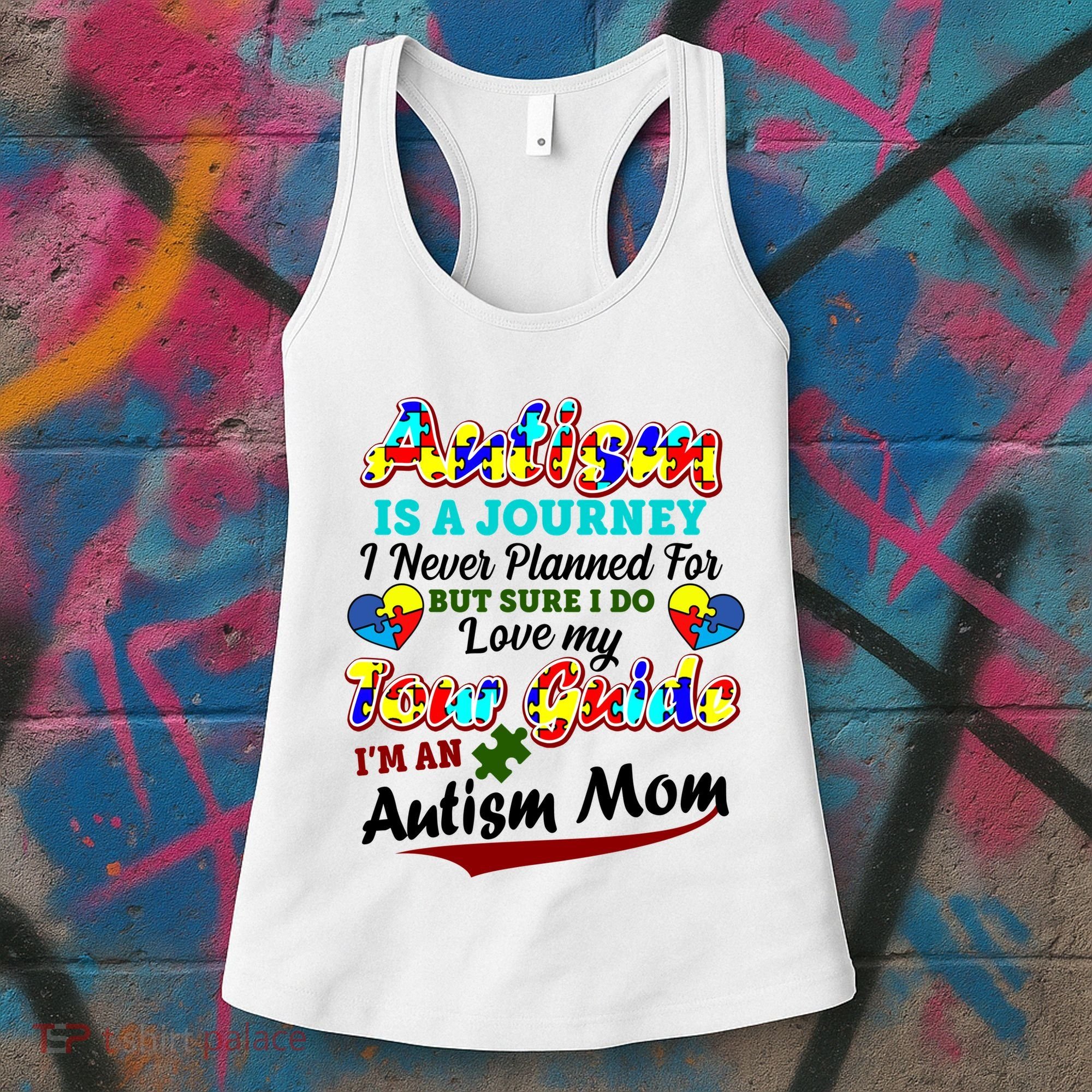 I'm An Autism Mom Tour Guide Quote Women's Tank Top