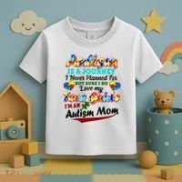 I'm An Autism Mom Tour Guide Quote Toddler T-Shirt thumb 3
