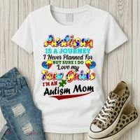 I'm An Autism Mom Tour Guide Quote Women's T-Shirt thumb 3