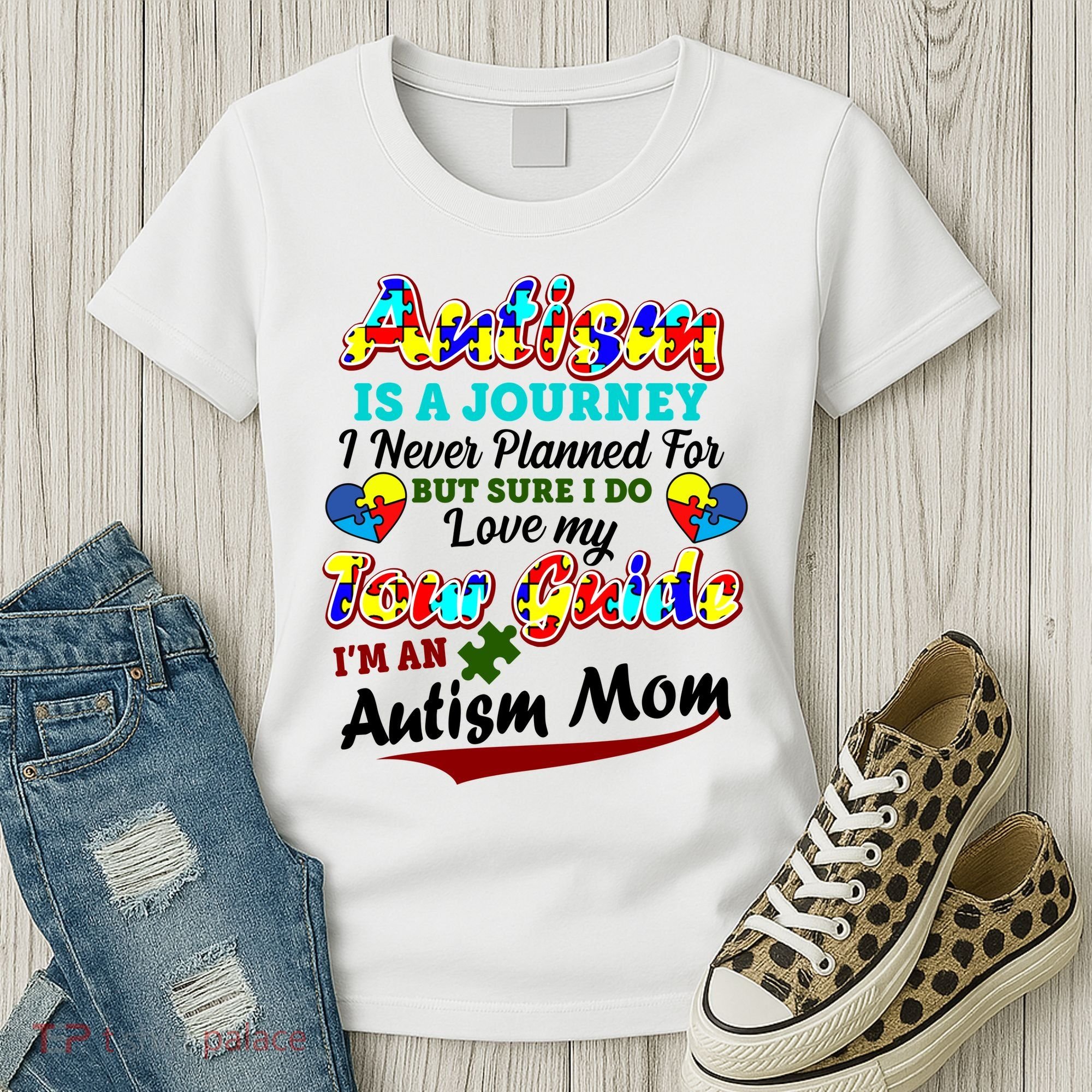 I'm An Autism Mom Tour Guide Quote Women's T-Shirt