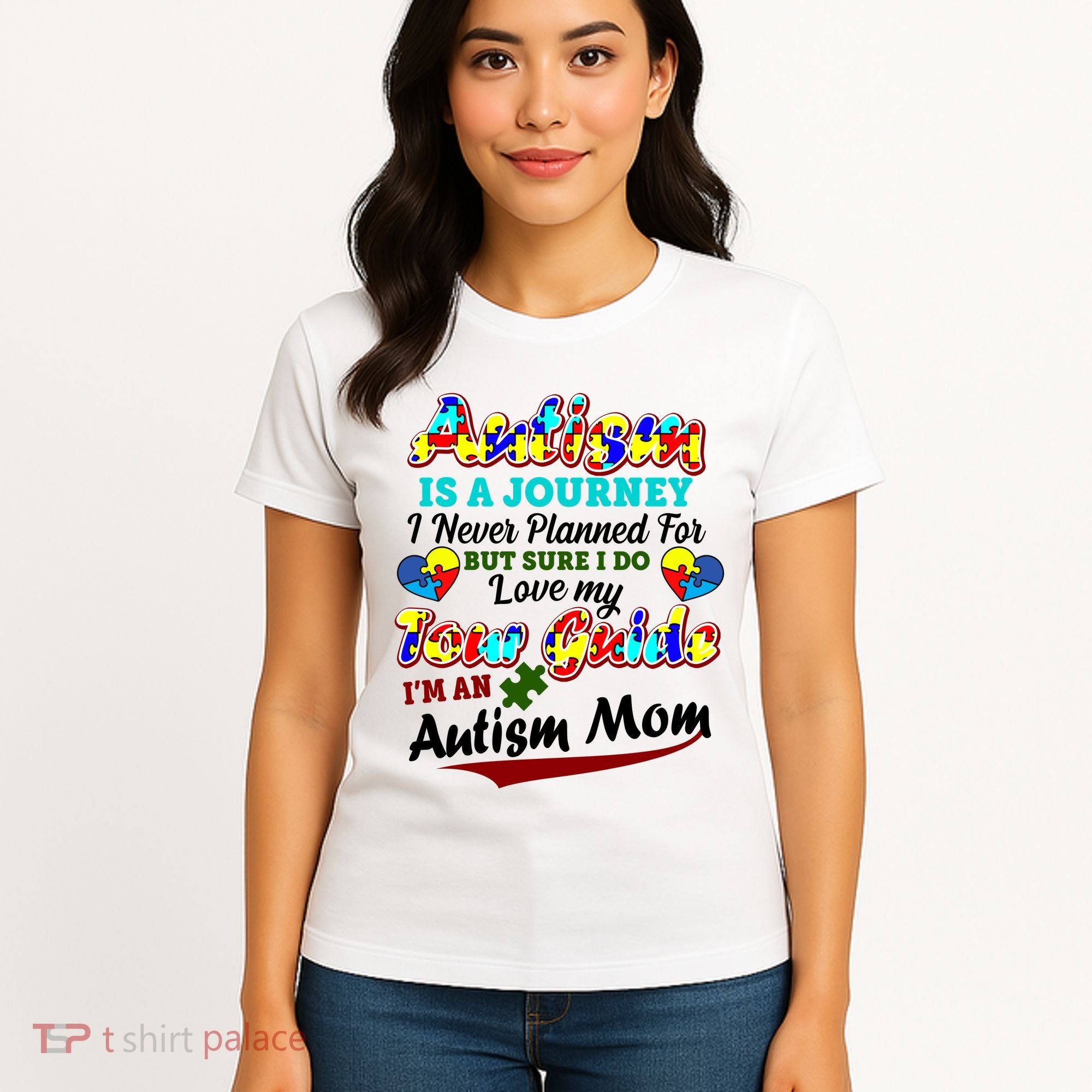 I'm An Autism Mom Tour Guide Quote Women's T-Shirt