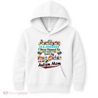 I'm An Autism Mom Tour Guide Quote Kids Hoodie thumb 0