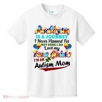 I'm An Autism Mom Tour Guide Quote Kids T-Shirt thumb 0