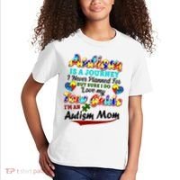 I'm An Autism Mom Tour Guide Quote Kids T-Shirt thumb 2
