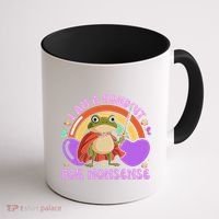 I Am A Conduit For Nonsense Funny Frog Knight Gift Coffee Mug thumb 1