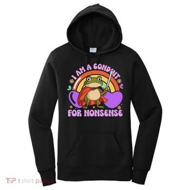 I Am A Conduit For Nonsense Funny Frog Knight Gift Women's Hoodie