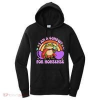 I Am A Conduit For Nonsense Funny Frog Knight Gift Women's Hoodie thumb 0