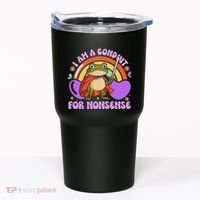 I Am A Conduit For Nonsense Funny Frog Knight Gift Tumbler thumb 0