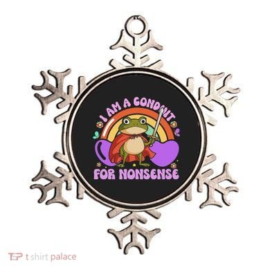 I Am A Conduit For Nonsense Funny Frog Knight Gift Ornament