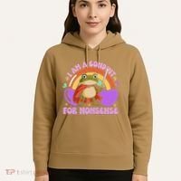 I Am A Conduit For Nonsense Funny Frog Knight Gift Hoodie thumb 5