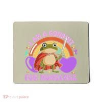 I Am A Conduit For Nonsense Funny Frog Knight Gift Mousepad thumb 0