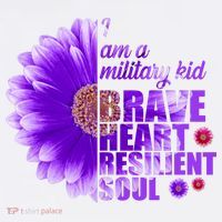 I Am A Military Child Brave Heart Resilient Soul Sunflower Women's Tank Top thumb 5