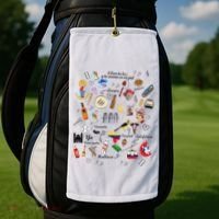 I Am A Proud Venezuelan Golf Towel thumb 2
