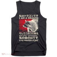 I Am A Dragon And This Dumpster Is My Mountain Of Gold Tank Top thumb 0
