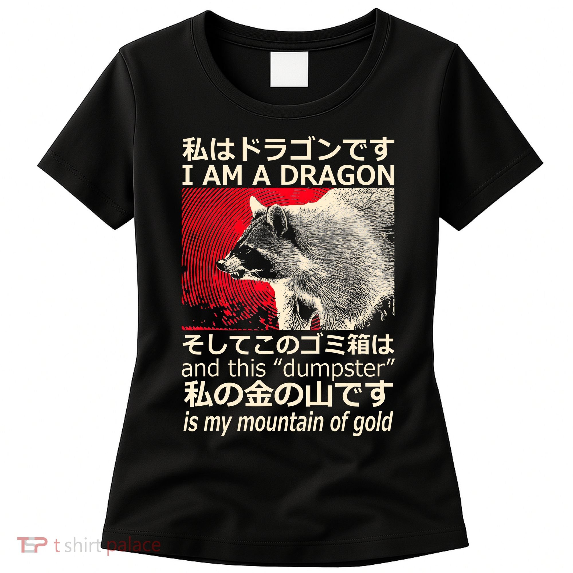 I Am A Dragon And This Dumpster Is My Mountain Of Gold Women's T-Shirt
