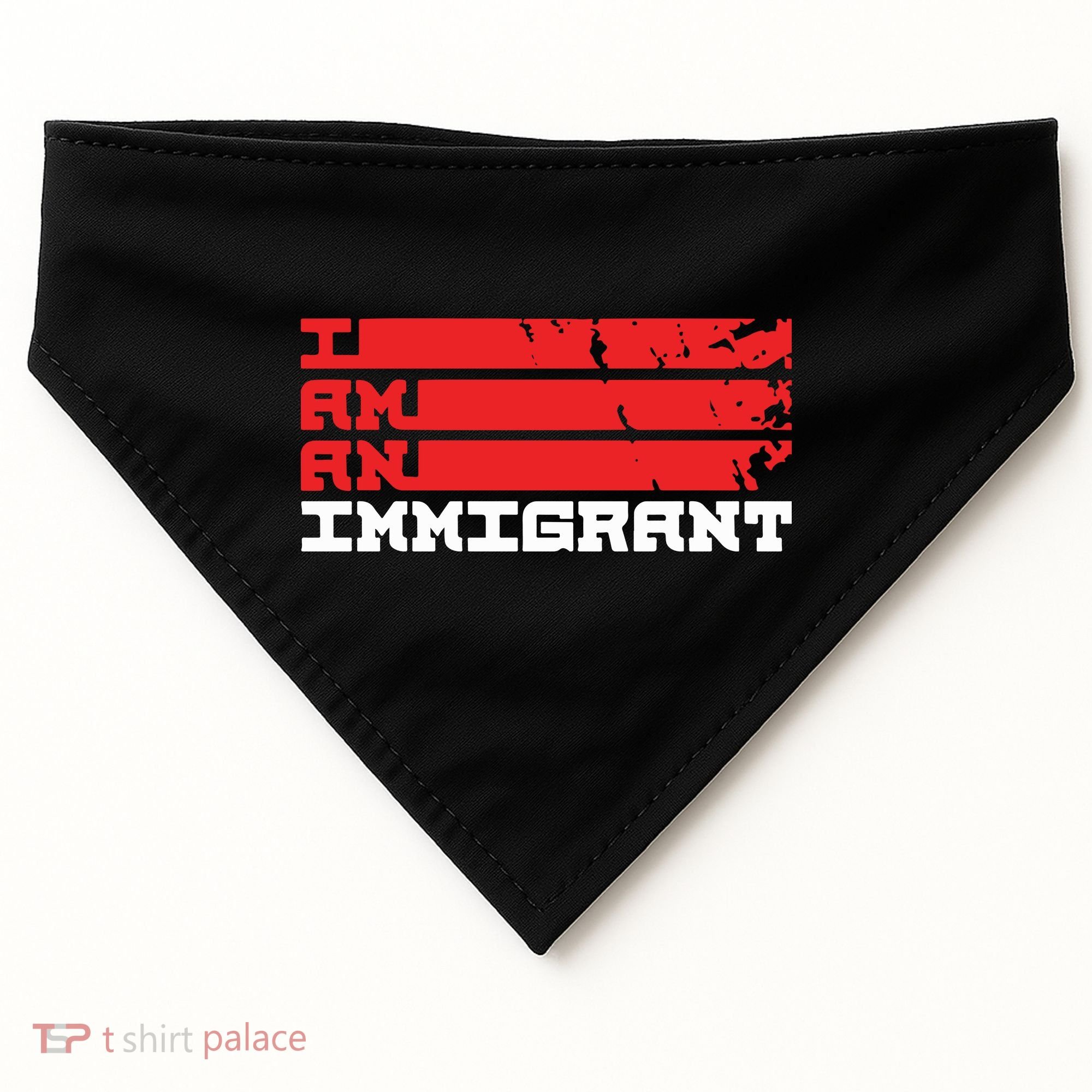 I Am An Immigrant USA-Made Doggie Bandana