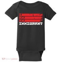 I Am An Immigrant Baby Bodysuit thumb 0