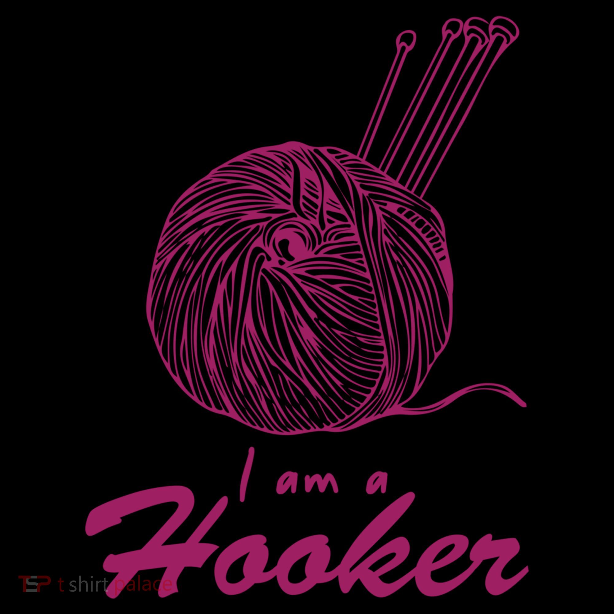 I Am A Hooker Funny Crocheting Crochet Lover Yarn Cool Gift Coffee Mug
