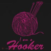 I Am A Hooker Funny Crocheting Crochet Lover Yarn Cool Gift Ornament thumb 1