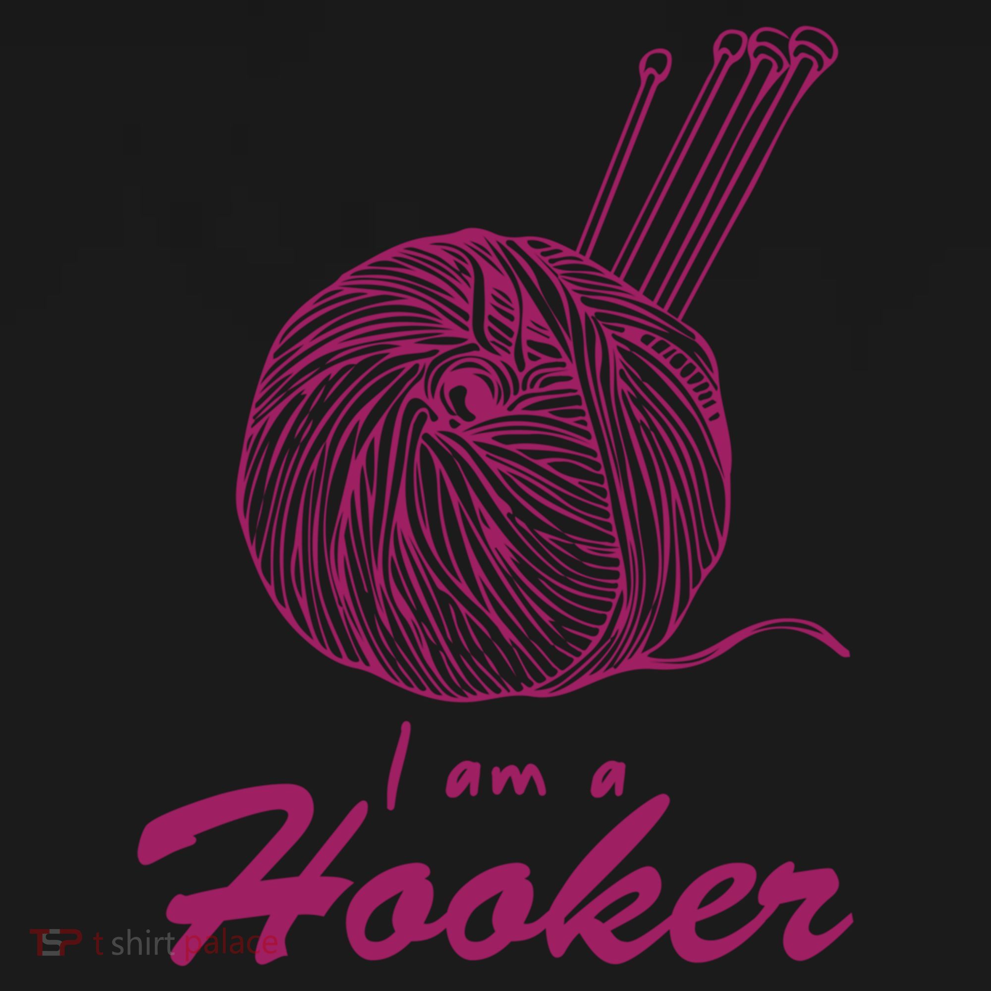I Am A Hooker Funny Crocheting Crochet Lover Yarn Cool Gift Ornament